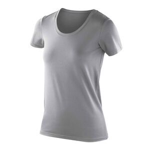 Spiro Womens/Ladies Impact Softex Short Sleeve T-Shirt / Cloudy Gray